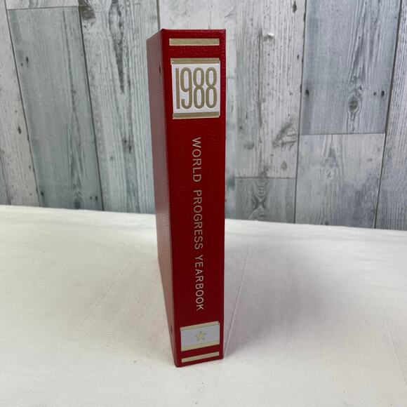 Vintage 1988 World Progress Yearbook Binder Spring Winter Summer Fall Collection - Picture 2 of 6